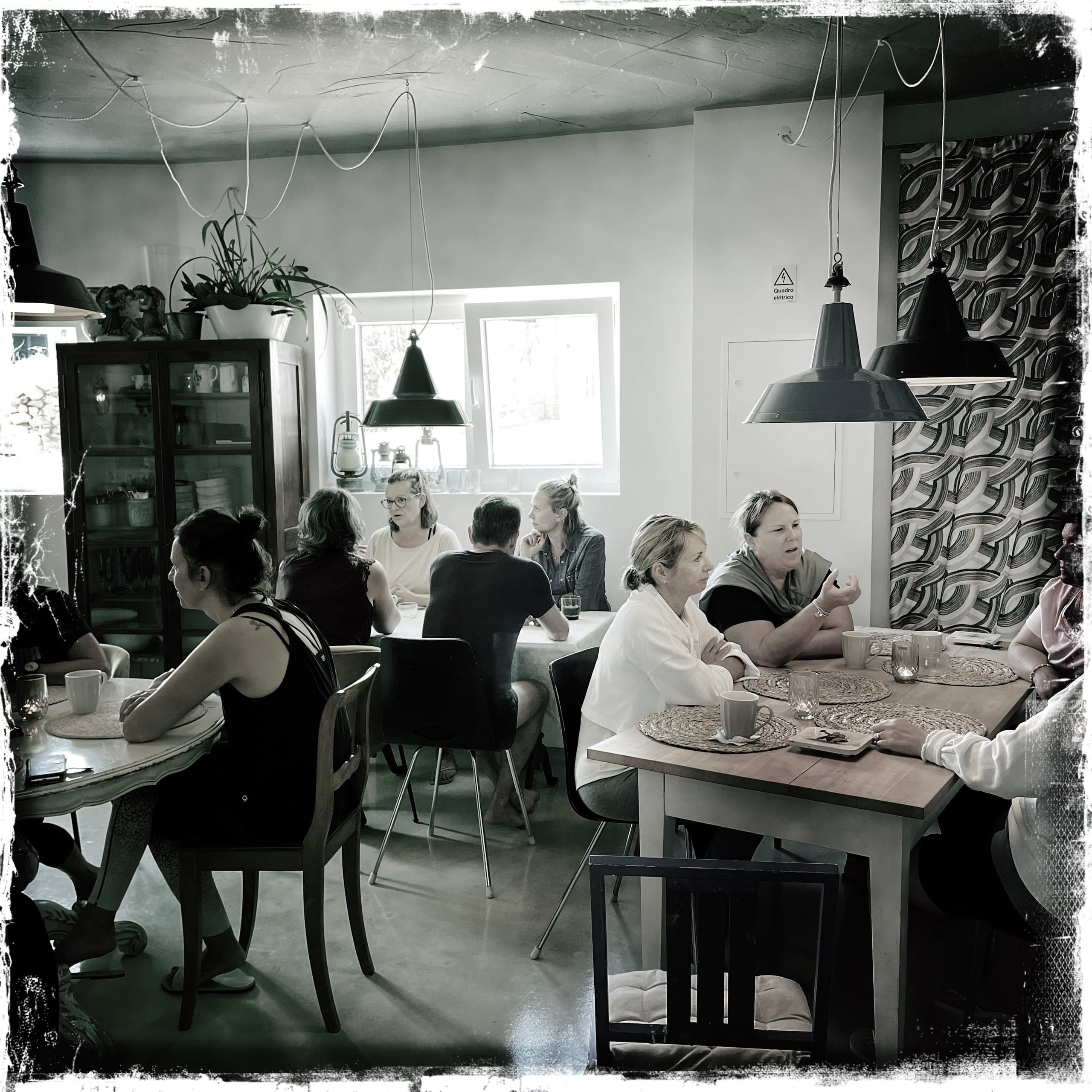 Gemeinschaft nach dem Training